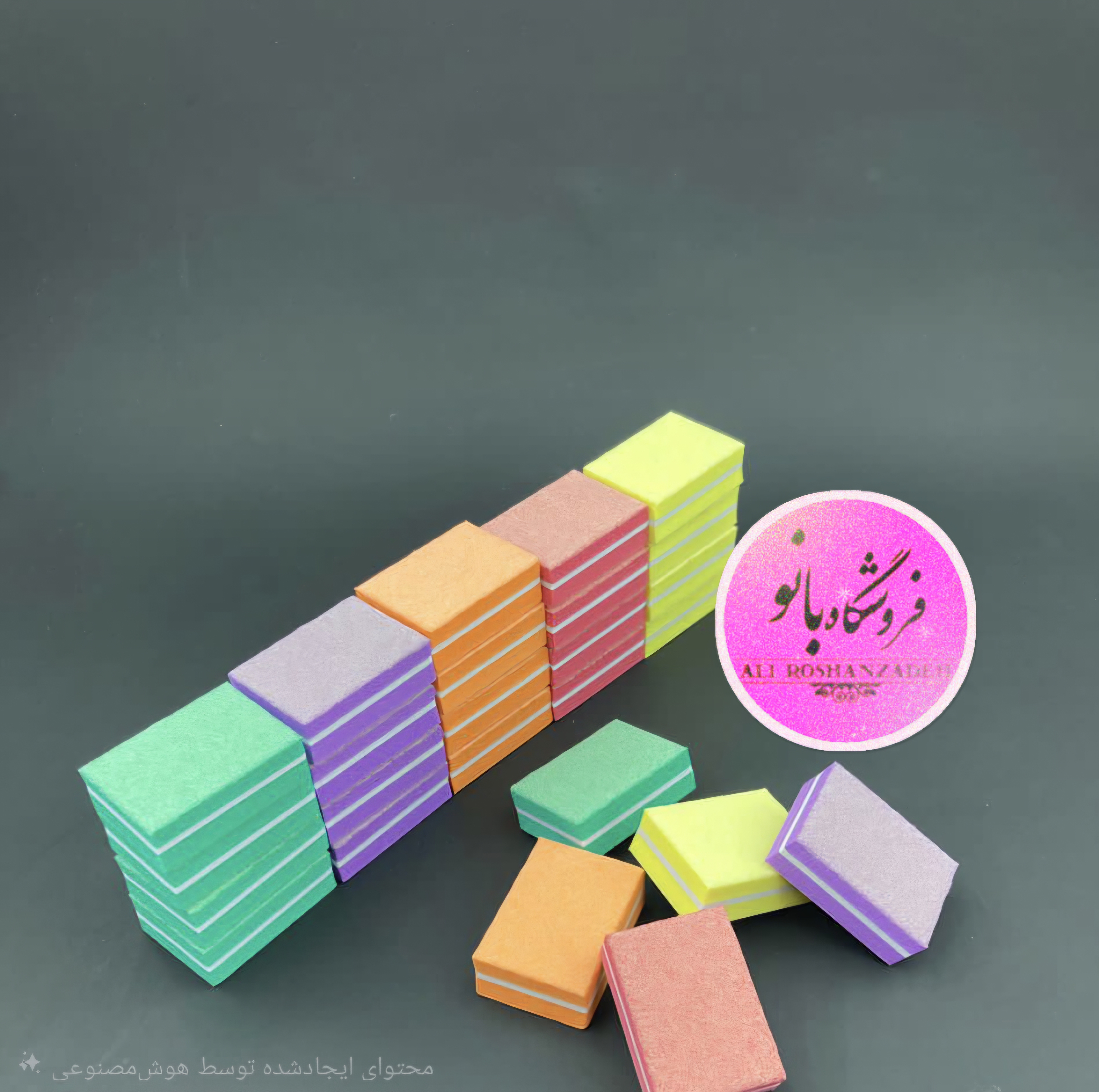 مینی بافر (بافر کوچک) ناخن  بسته 50 عددی