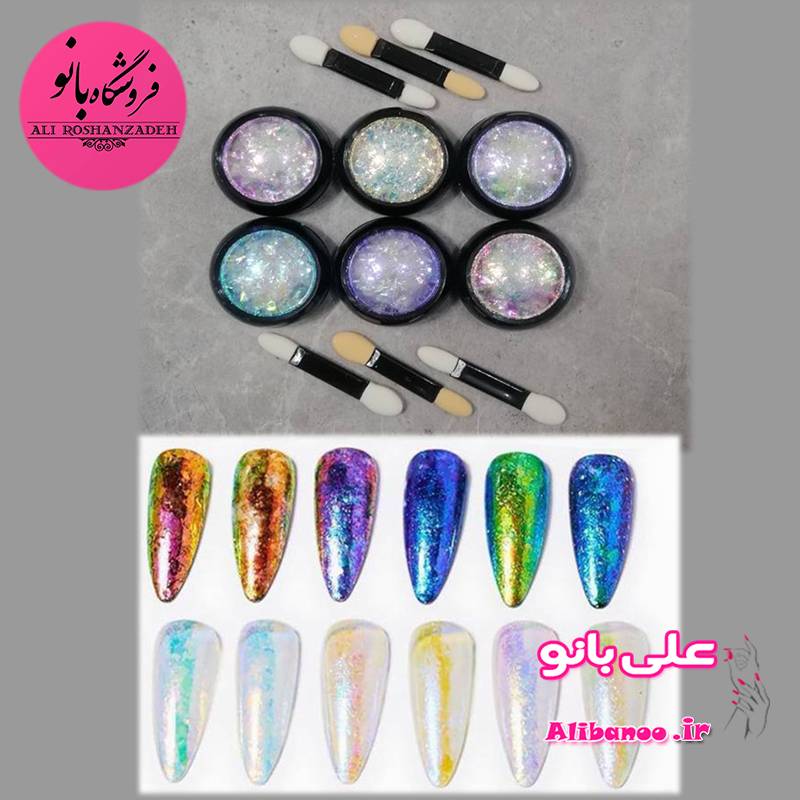 شاتر کروم ناخن 6 عددی